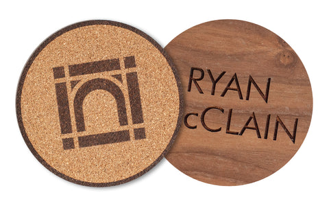 Personalized Cork Coasters