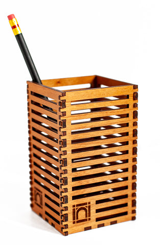 Personalized Wooden Pencil Holder